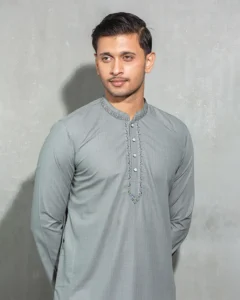 Classic Grey Panjabi