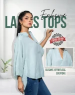 Light Blue Ladies Tops